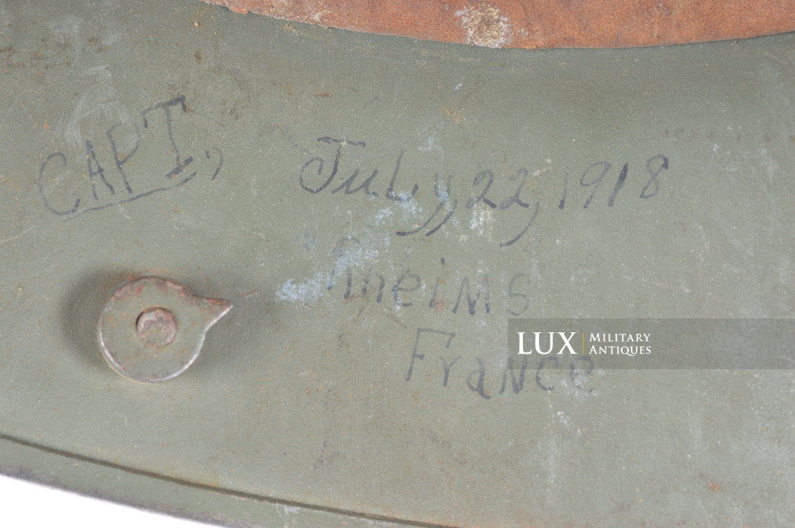 Casque allemand M16, « Souvenir / Rheims, France 1918 » - photo 27