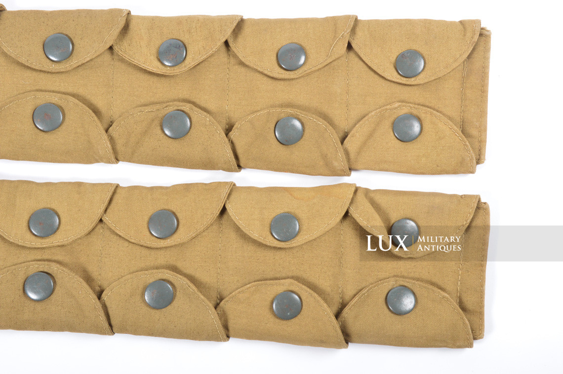 Late-war paratrooper's k98 tan ammunition bandoleer, « 1944 » - photo 7