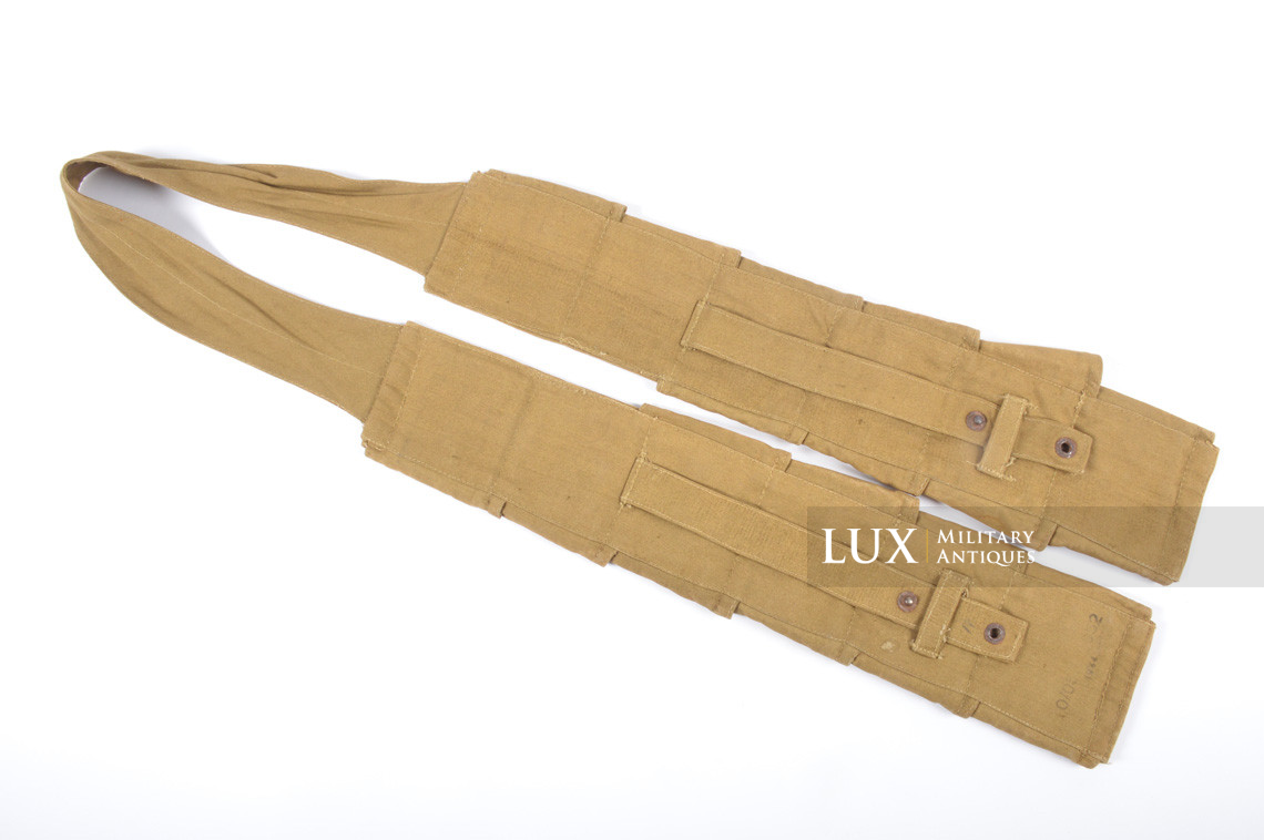 Late-war paratrooper's k98 tan ammunition bandoleer, « 1944 » - photo 10