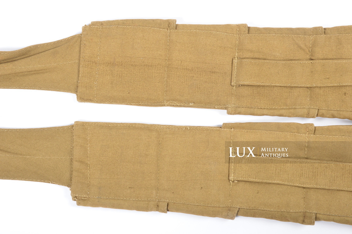 Late-war paratrooper's k98 tan ammunition bandoleer, « 1944 » - photo 12
