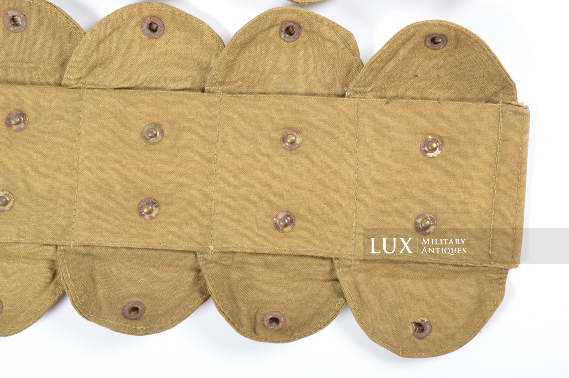 Late-war paratrooper's k98 tan ammunition bandoleer, « 1944 » - photo 18