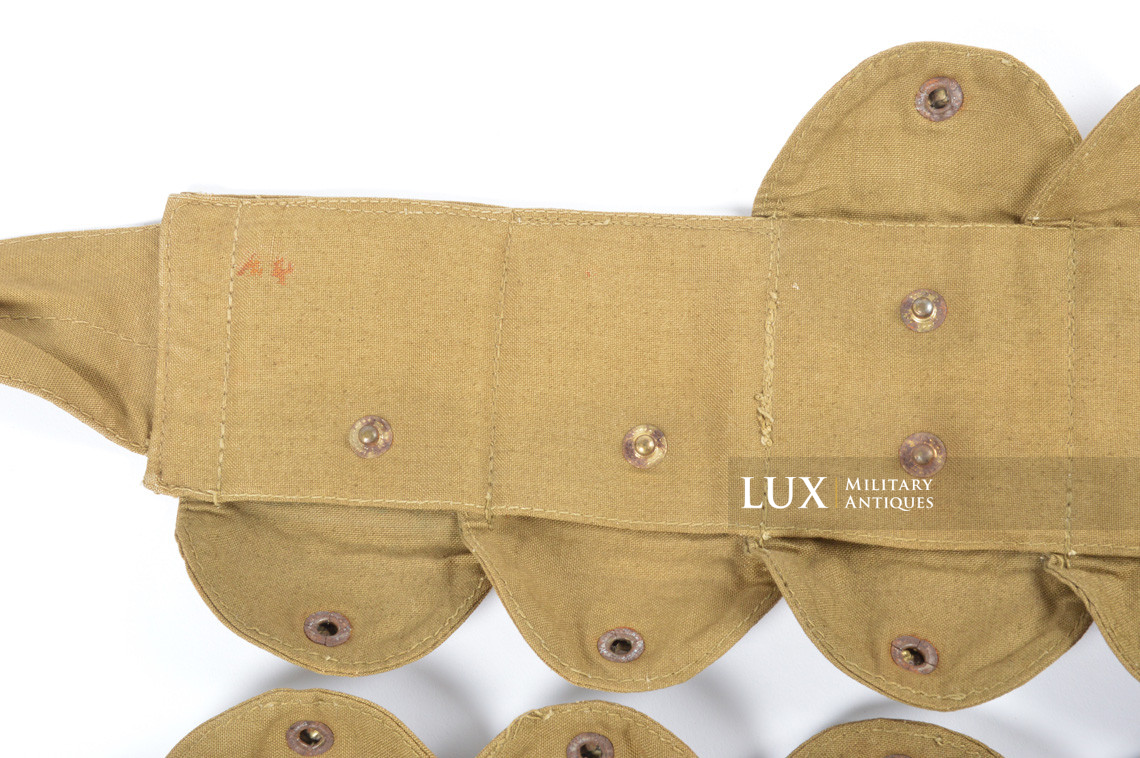 Late-war paratrooper's k98 tan ammunition bandoleer, « 1944 » - photo 20