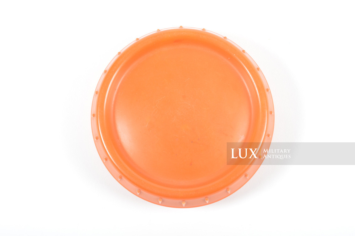 German orange bakelite butterdish - Lux Military Antiques - photo 8