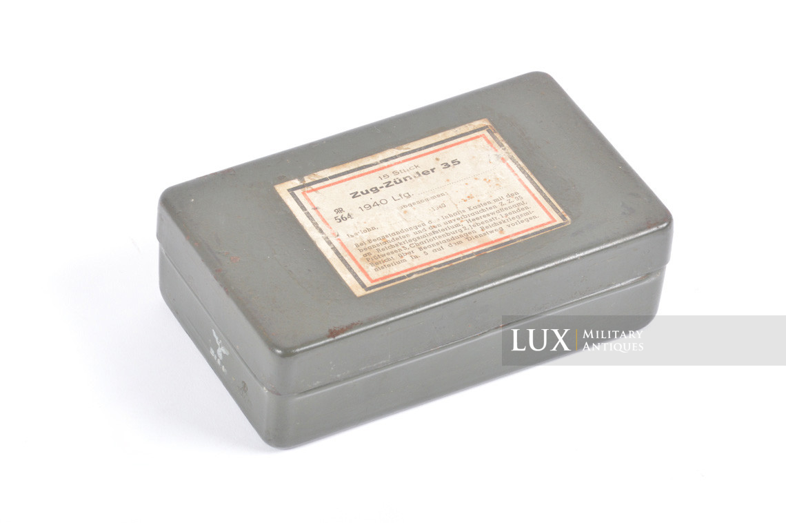 German ZZ35 fuze box, « 15 stück zug-zünder 35 » - photo 4