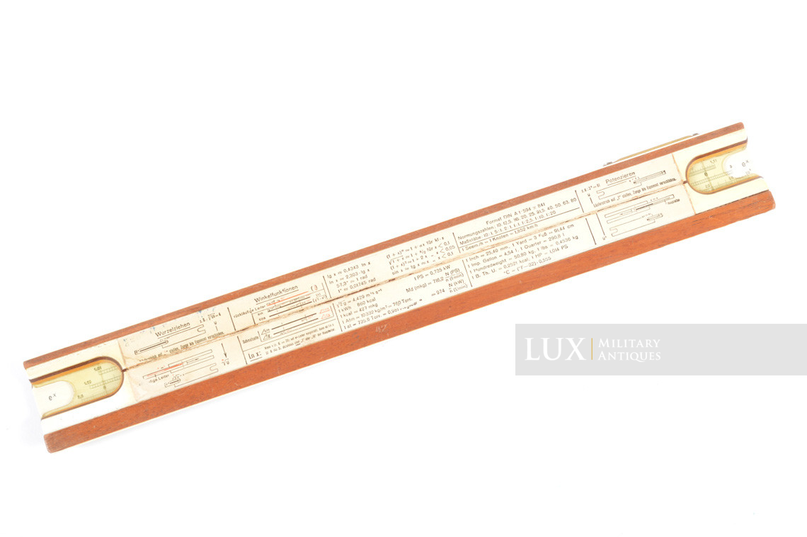 Latte allemande de mesure pour carte avec son étui, «1942 » - photo 11