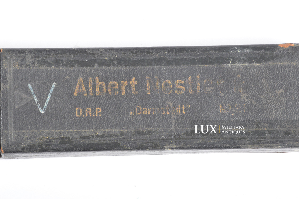 Latte allemande de mesure pour carte avec son étui, «1942 » - photo 15