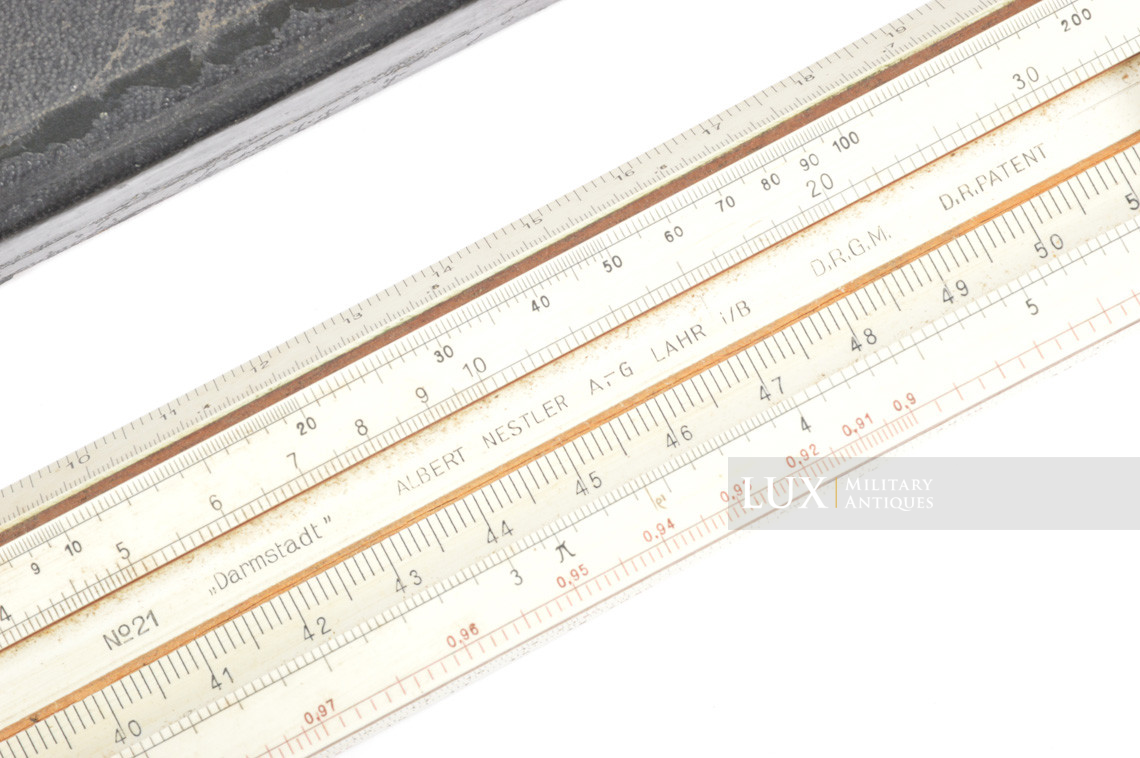 Latte allemande de mesure pour carte avec son étui, «1942 » - photo 9