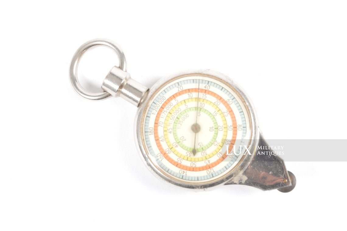 Accessoire allemand de mesure de distance sur carte, « Kurvenmesser » - photo 4