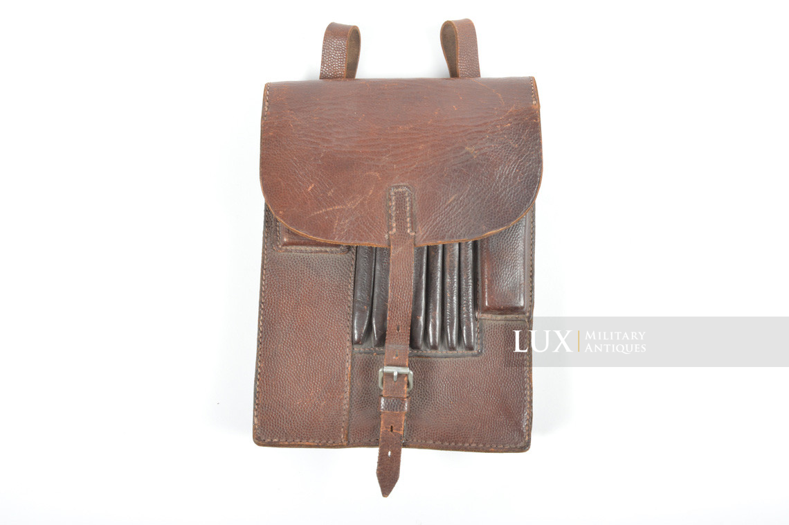 Porte cartes précoce en cuir naturel brun avec des accessoires, « 1939 » - photo 7