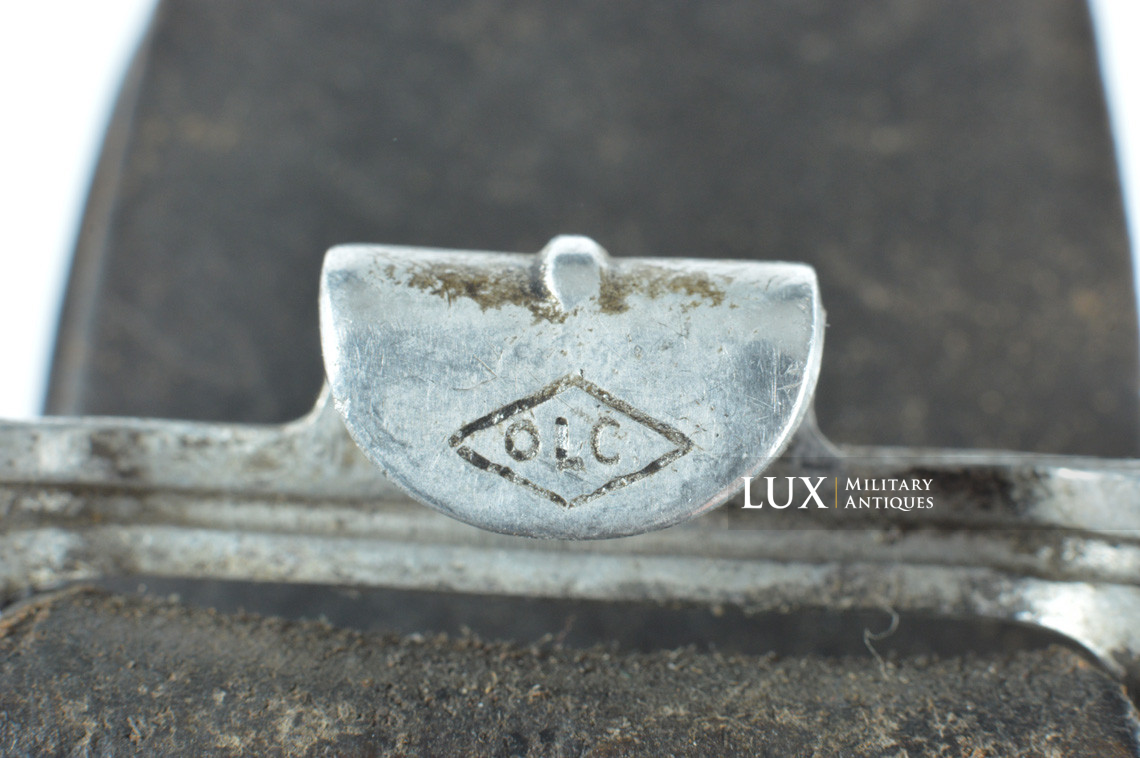 Early Waffen-SS combat leather belt, « SS 1/39 RZM » - photo 8