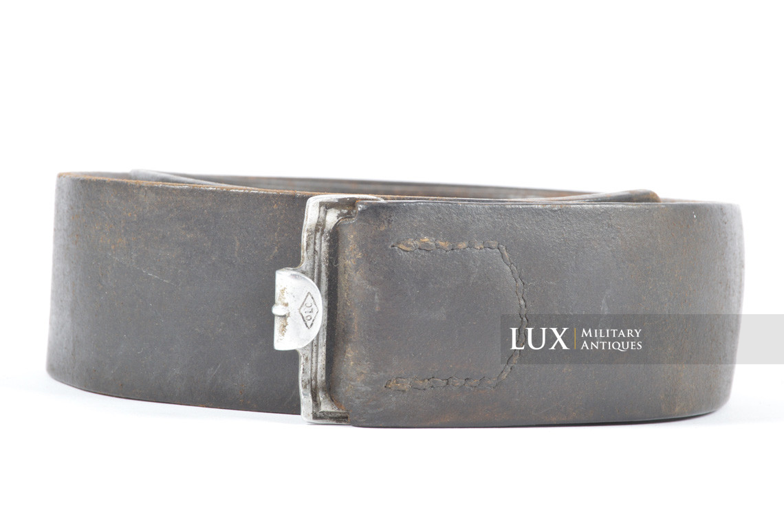 Early Waffen-SS combat leather belt, « SS 1/39 RZM » - photo 4