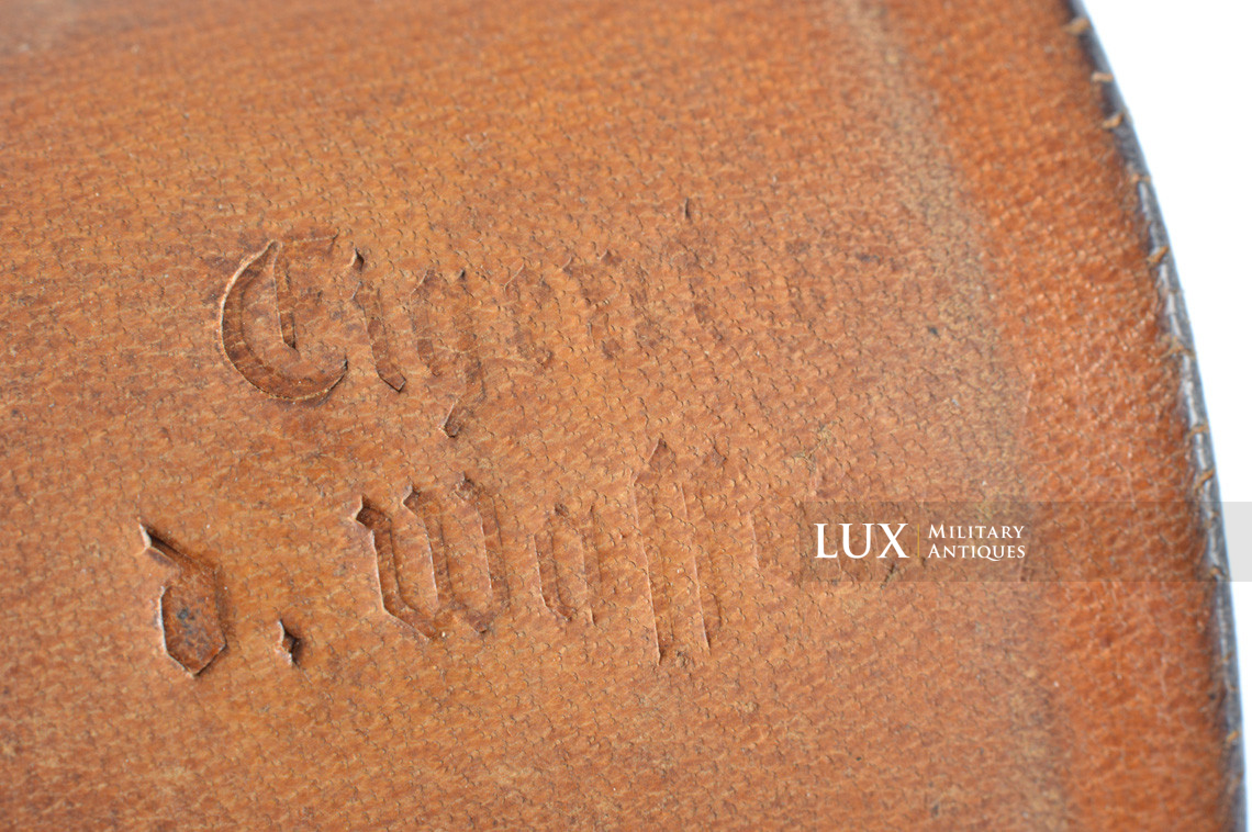 Mid-war German Luftwaffe combat service leather belt, « Eigentum D. Waffen » - photo 10