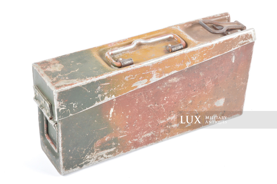 Early German three-tone camouflage MG34 ammunition case, « 1938 » - photo 4