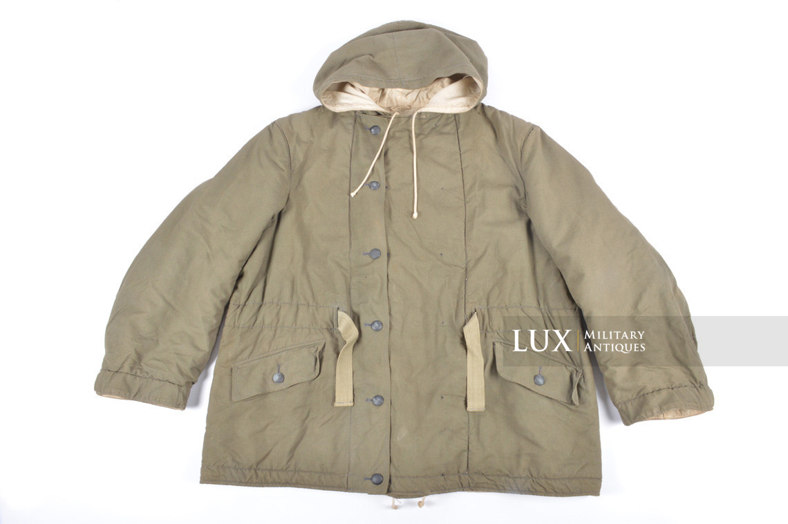 German green camouflage reversible to white winter parka - photo 4