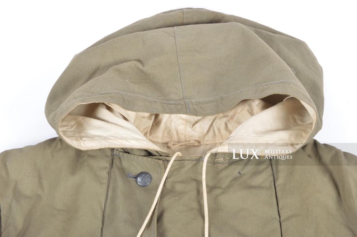 German green camouflage reversible to white winter parka - photo 7