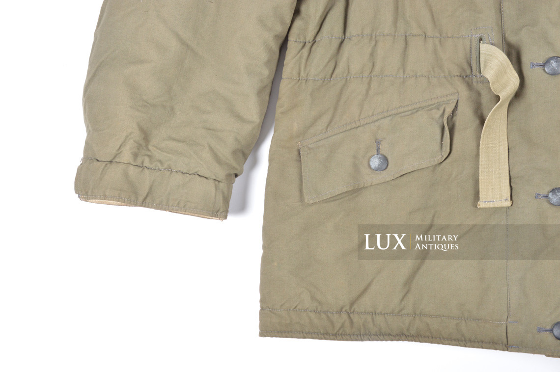 German green camouflage reversible to white winter parka - photo 8