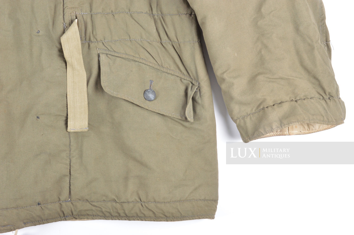 German green camouflage reversible to white winter parka - photo 9