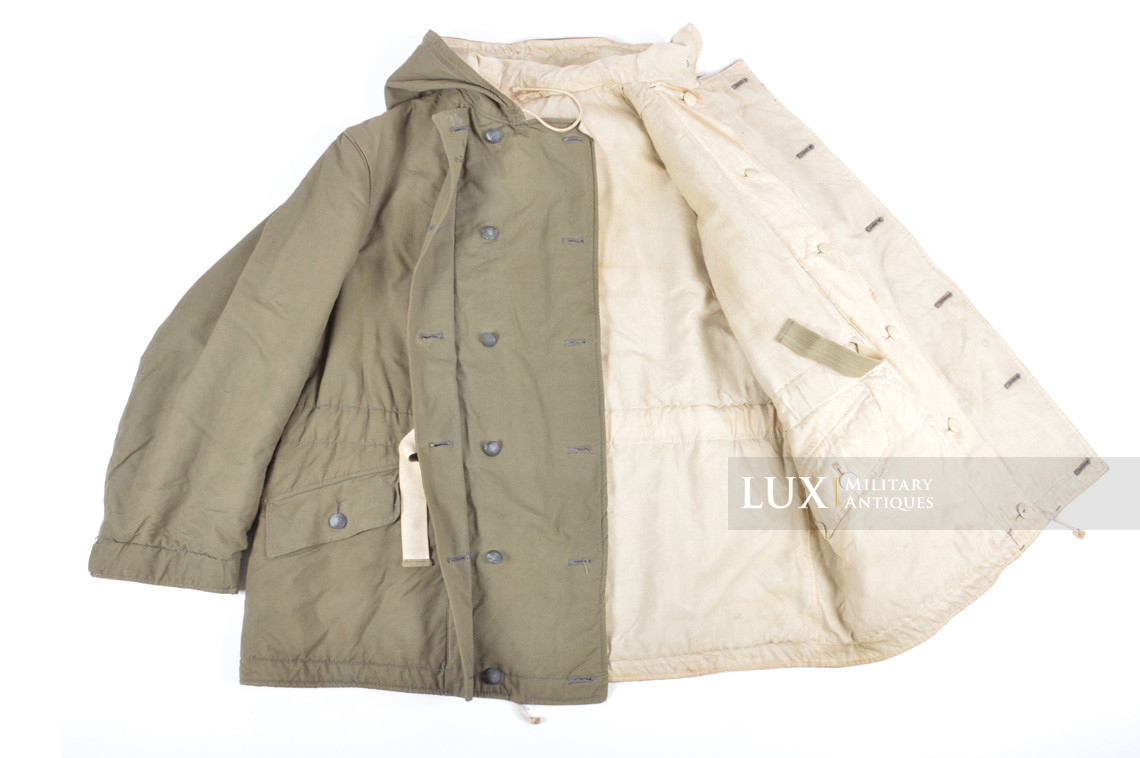 German green camouflage reversible to white winter parka - photo 16