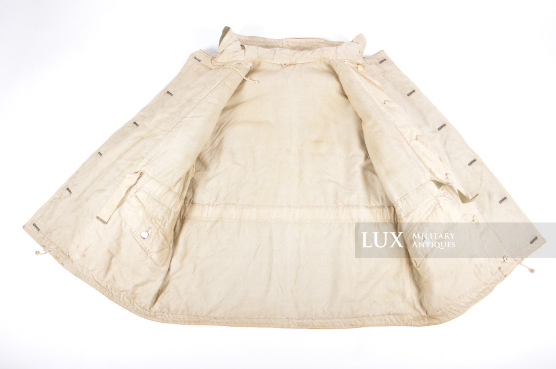 German green camouflage reversible to white winter parka - photo 20