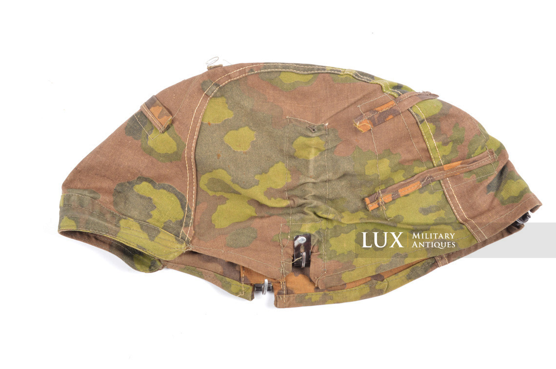 Couvre casque Waffen-SS fin de guerre, camouflage feuille de chêne « A » - photo 23