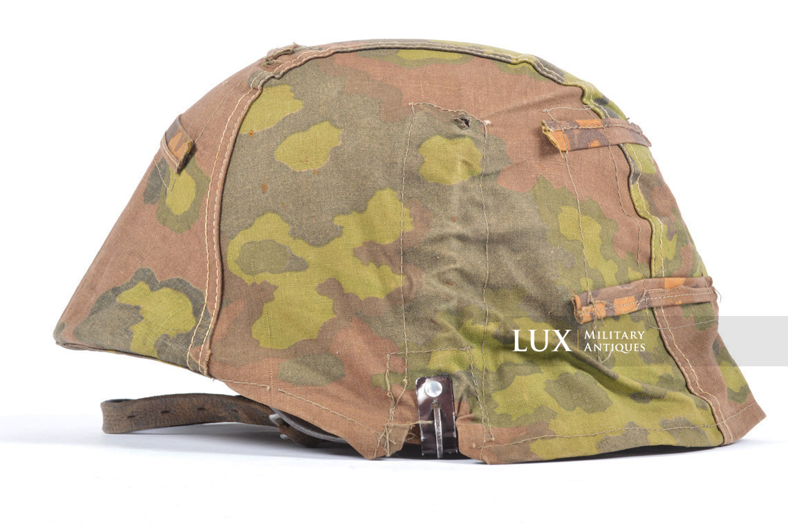 Couvre casque Waffen-SS fin de guerre, camouflage feuille de chêne « A » - photo 4