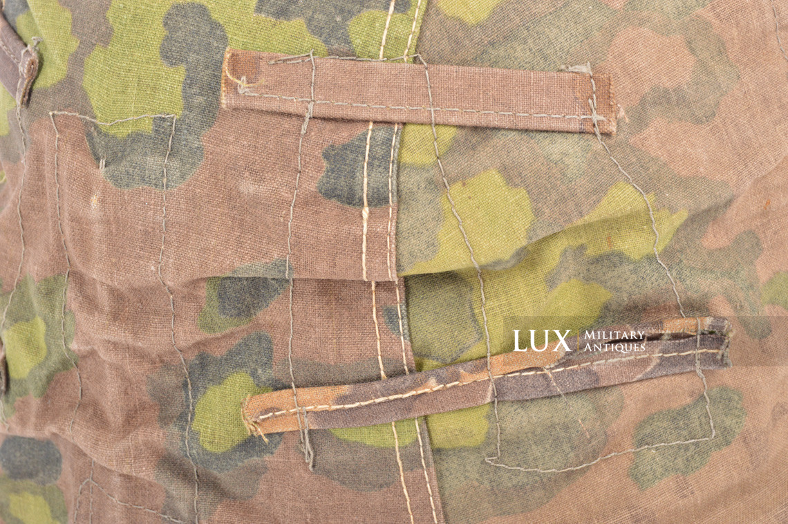 Couvre casque Waffen-SS fin de guerre, camouflage feuille de chêne « A » - photo 18