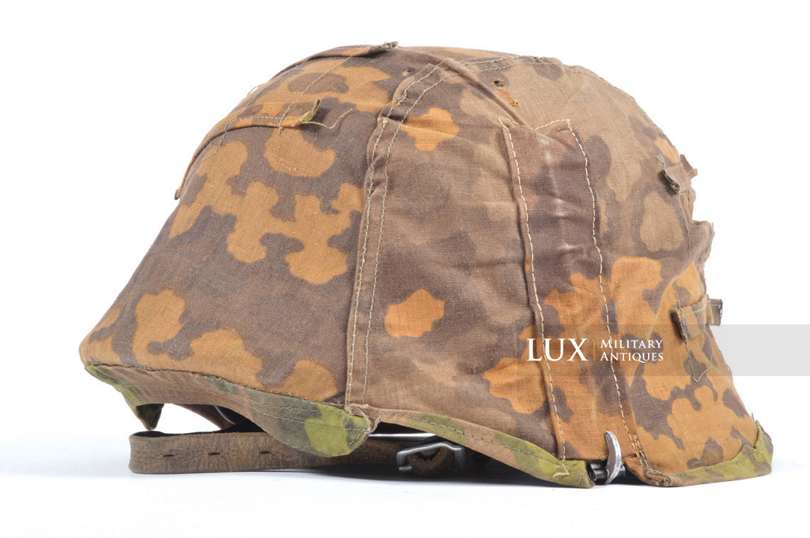 Couvre casque Waffen-SS fin de guerre, camouflage feuille de chêne « A » - photo 30