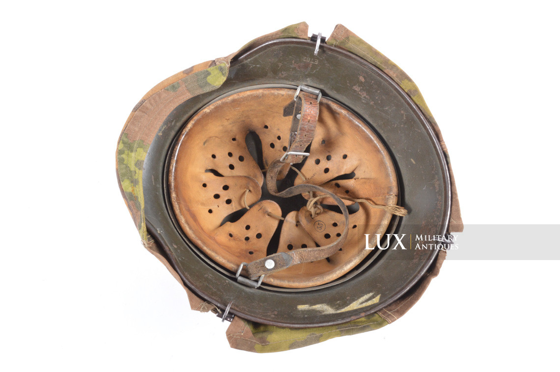 Couvre casque Waffen-SS fin de guerre, camouflage feuille de chêne « A » - photo 50