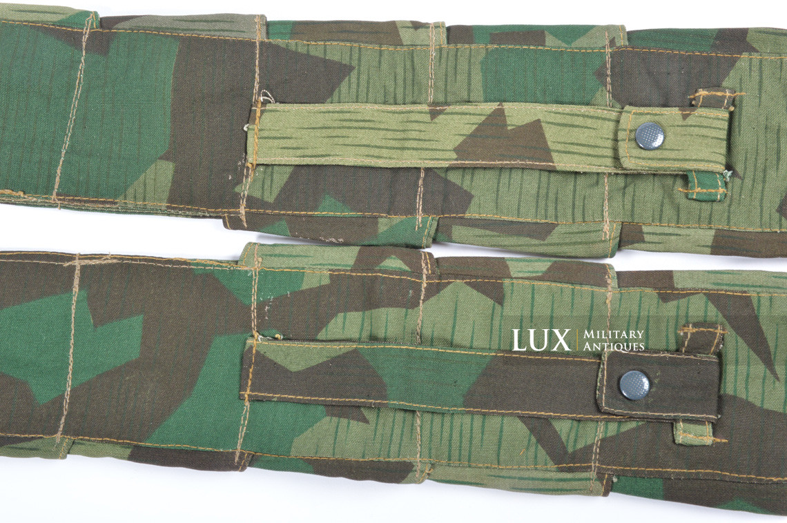 German paratrooper's k98 splinter camouflage ammunition bandoleer, « RBNr / 1943 » - photo 15