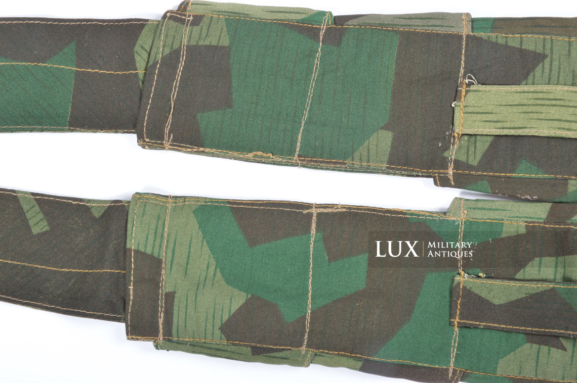 German paratrooper's k98 splinter camouflage ammunition bandoleer, « RBNr / 1943 » - photo 16