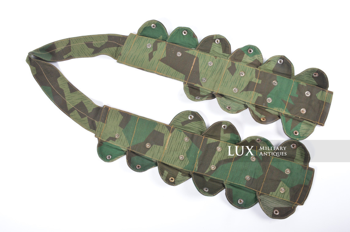 German paratrooper's k98 splinter camouflage ammunition bandoleer, « RBNr / 1943 » - photo 24