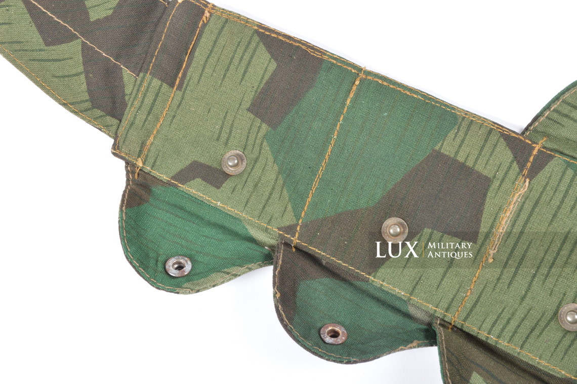 German paratrooper's k98 splinter camouflage ammunition bandoleer, « RBNr / 1943 » - photo 25