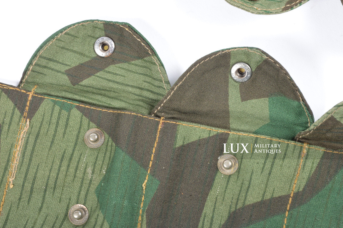 German paratrooper's k98 splinter camouflage ammunition bandoleer, « RBNr / 1943 » - photo 26