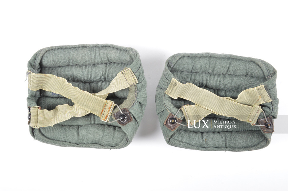 Late-war German paratrooper knee pads, « RBNr » - photo 8