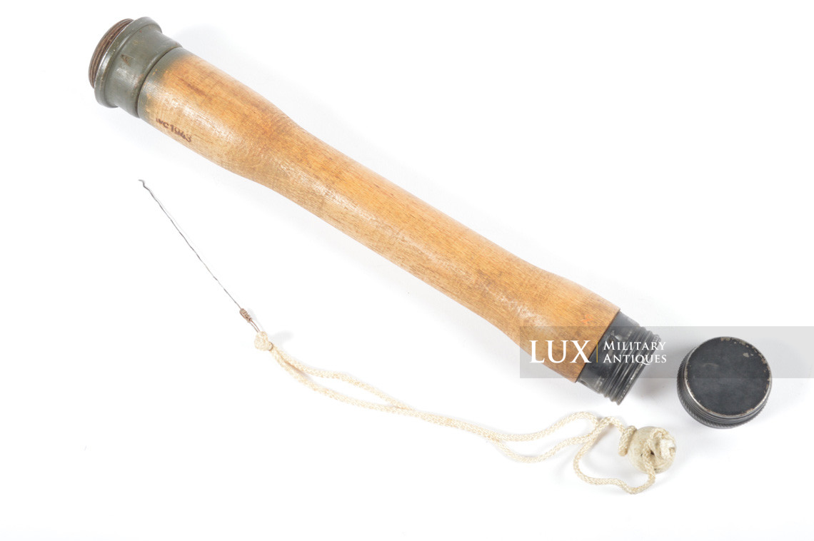 German M24 stick grenade wood handle, « WC1943 » - photo 12