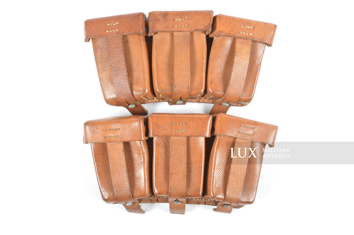 Matching pair of late war k98 ammunition pouches, RBNr « 0/0396/0027 » - photo 4