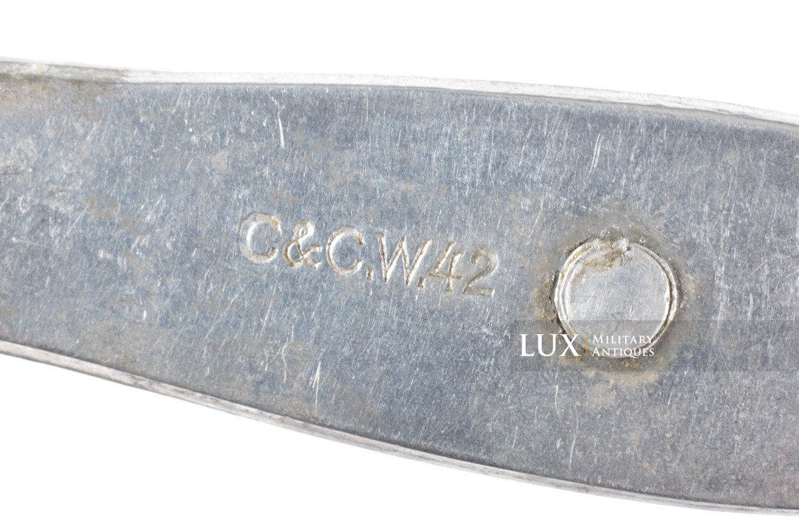German field spoon/fork combo cutlery set, « C&C.W.42 » - photo 8