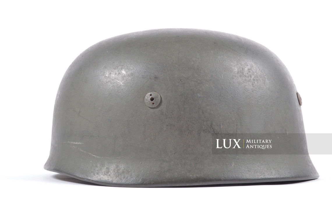 Late war M38 German Paratrooper combat helmet, « ckl68 » - photo 4