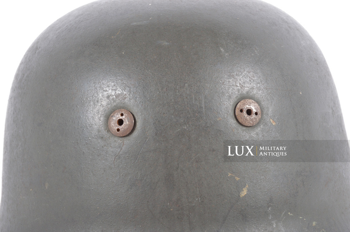 Late war M38 German Paratrooper combat helmet, « ckl68 » - photo 20
