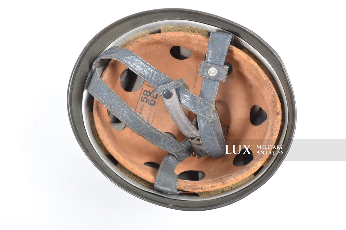 Late war M38 German Paratrooper combat helmet, « ckl68 » - photo 23