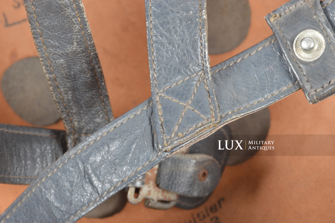 Late war M38 German Paratrooper combat helmet, « ckl68 » - photo 36