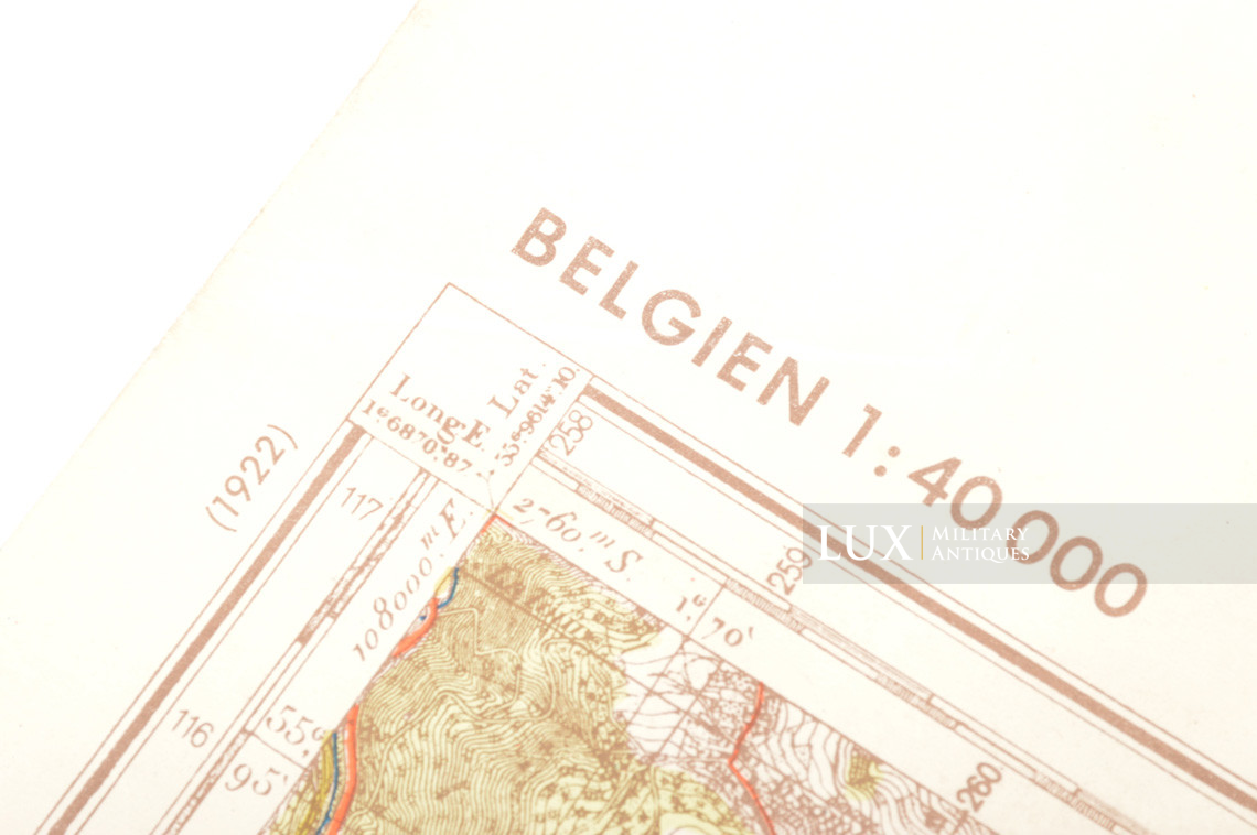 Carte militaire allemande, Kampfgruppe Hansen, « Belgique - Vielsalm » - photo 8