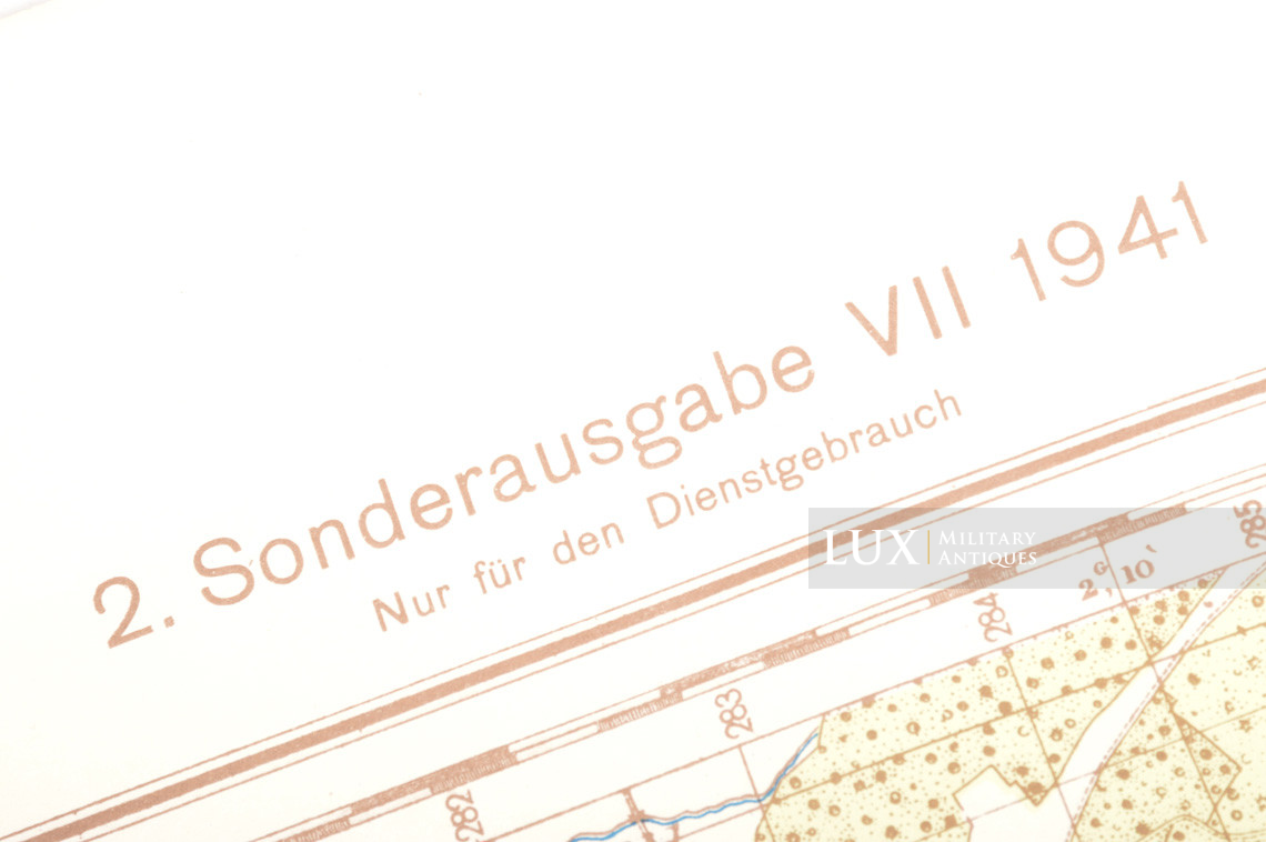 German Army map, Kampfgruppe Hansen, « Belgium - Vielsalm » - photo 9