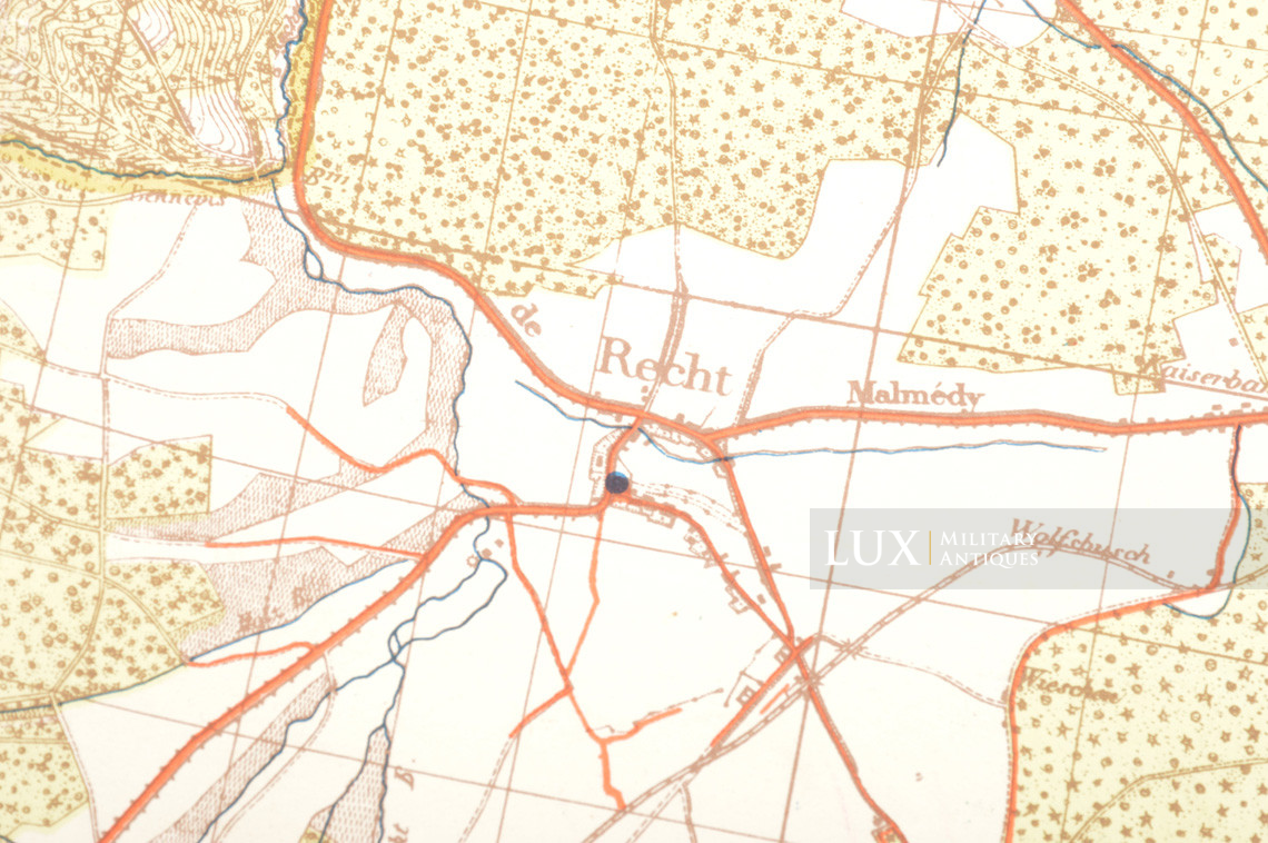 German Army map, Kampfgruppe Hansen, « Belgium - Vielsalm » - photo 11