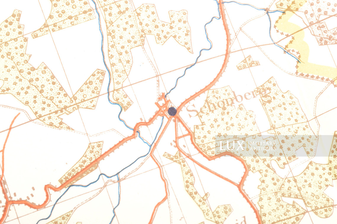 German Army map, Kampfgruppe Hansen, « Belgium - Vielsalm » - photo 12