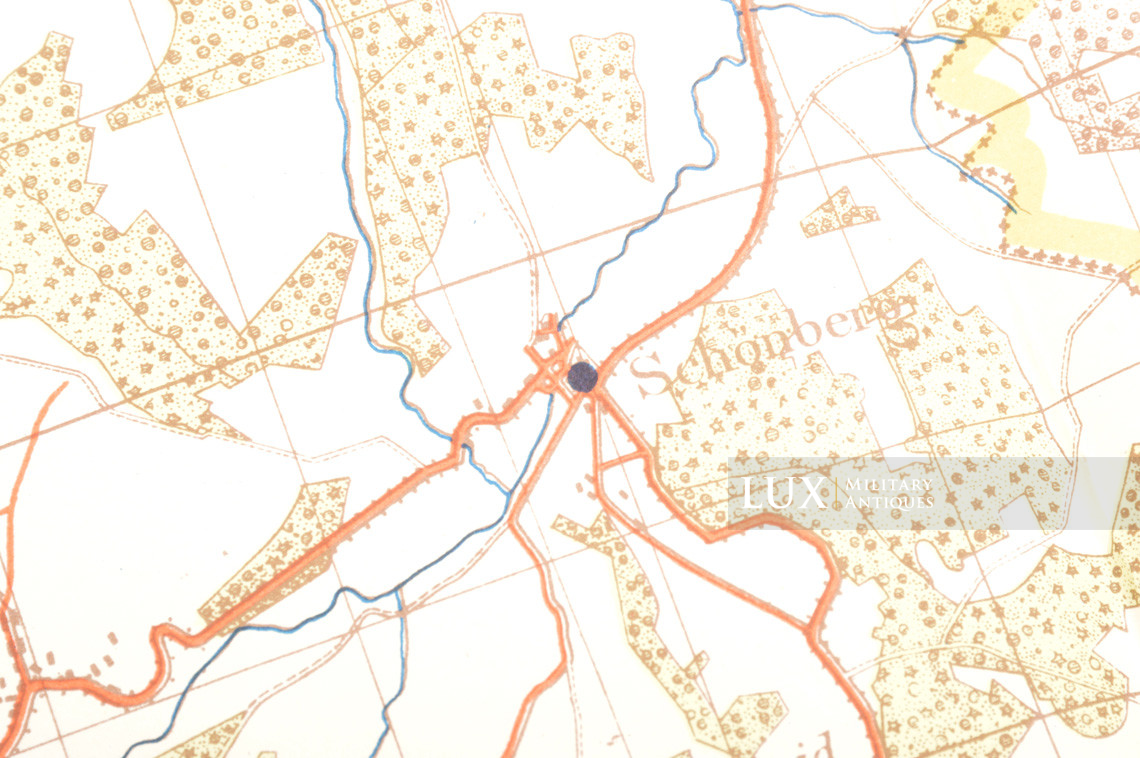 German Army map, Kampfgruppe Hansen, « Belgium - Vielsalm » - photo 12