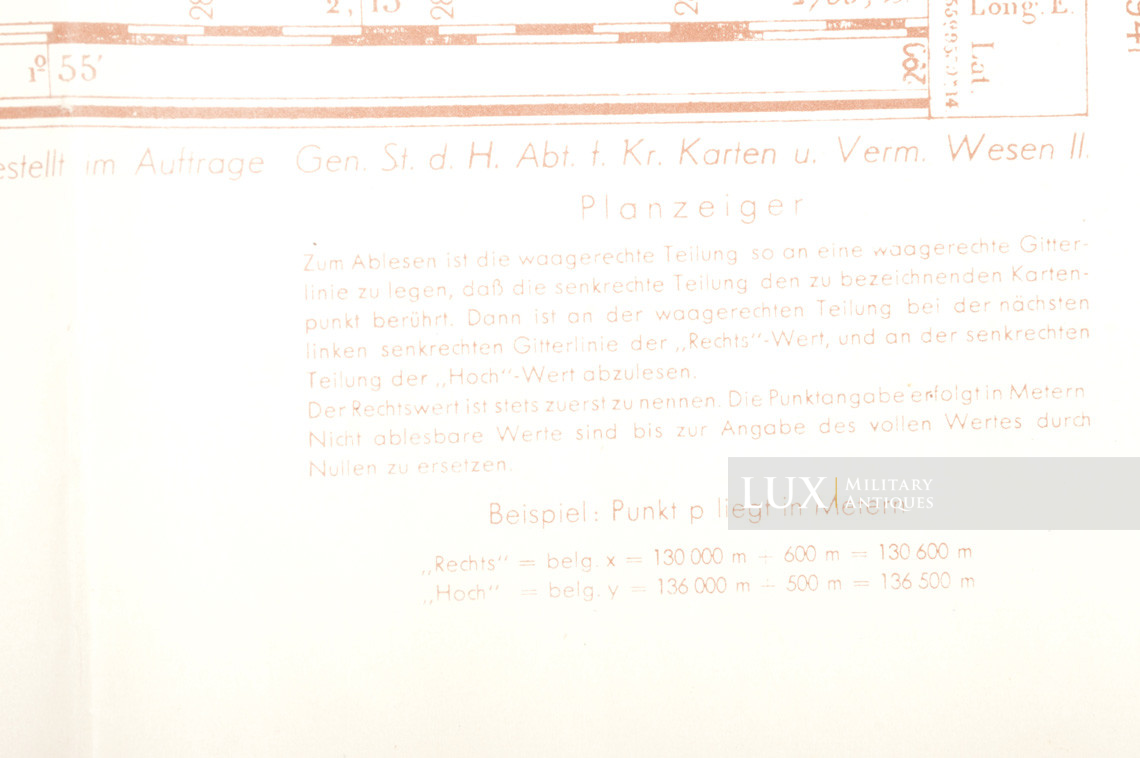 German Army map, Kampfgruppe Hansen, « Belgium - Stavelot » - photo 10