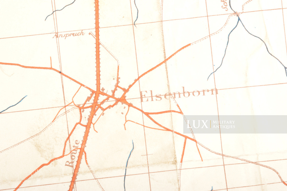 German Army map, Kampfgruppe Hansen, « Belgium - Stavelot » - photo 14