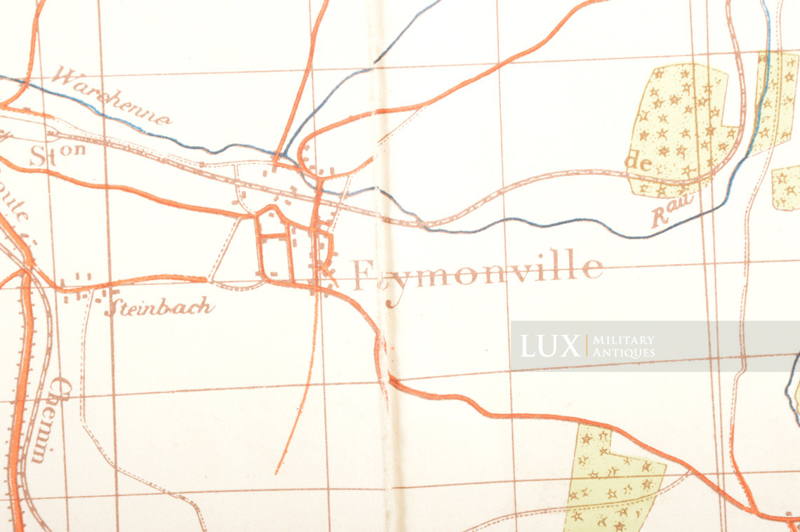 German Army map, Kampfgruppe Hansen, « Belgium - Stavelot » - photo 15