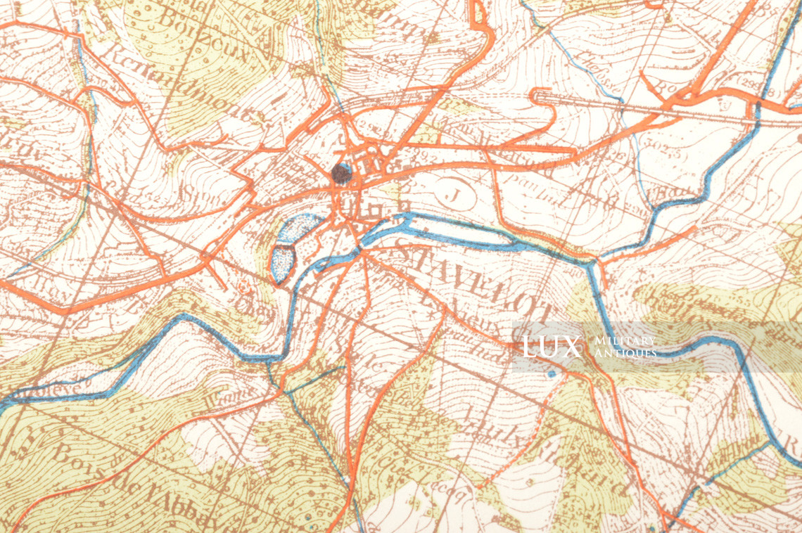 German Army map, Kampfgruppe Hansen, « Belgium - Stavelot » - photo 17